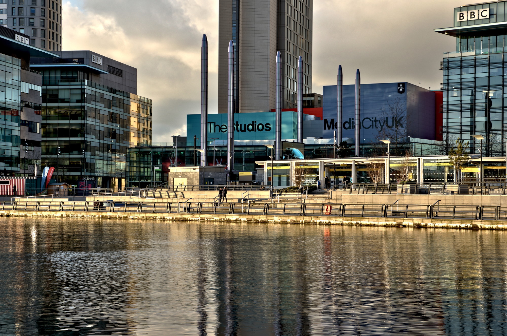 MediaCityUK, at The Quays