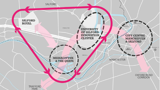 Map of Salford Innovation Triangle